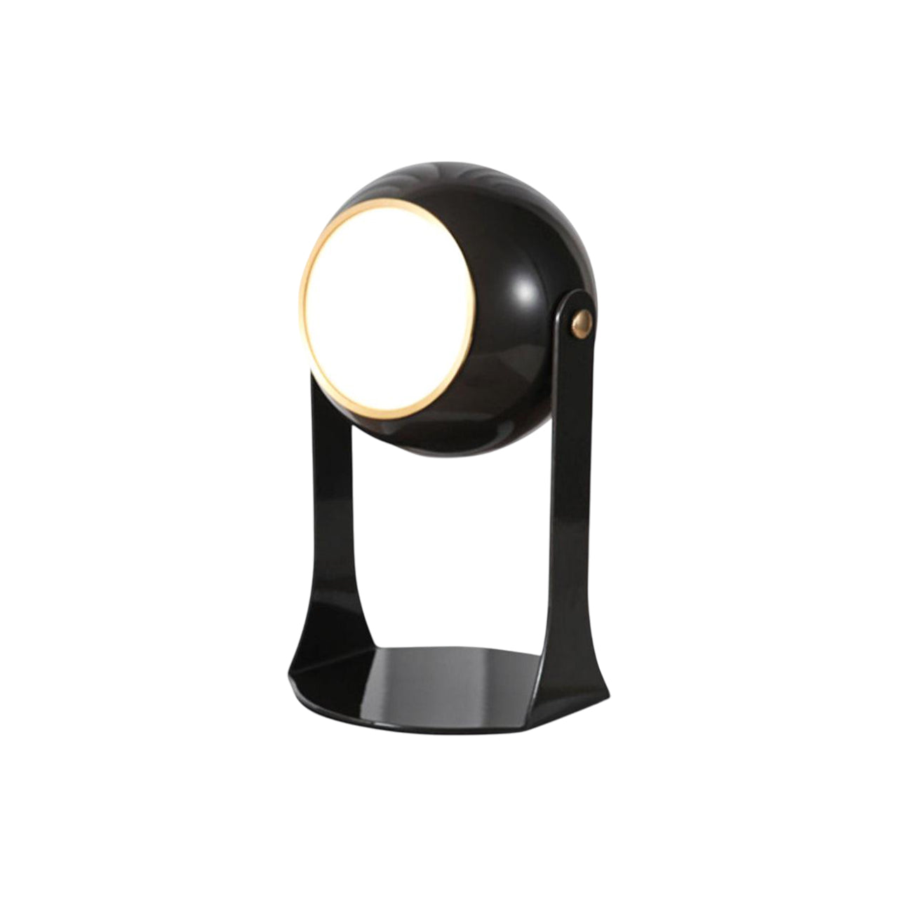 Cordless Rechargeable Table Lamp, Black & White