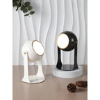 Cordless Rechargeable Table Lamp, Black & White