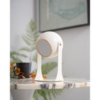 Cordless Rechargeable Table Lamp, Black & White