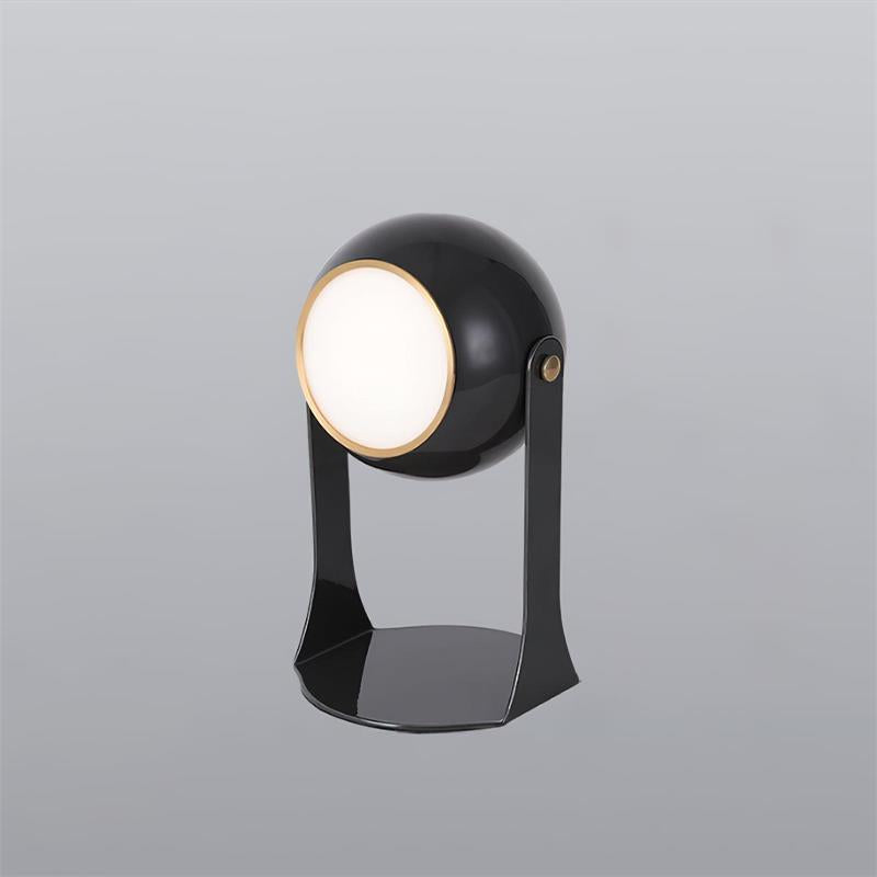 Cordless Rechargeable Table Lamp, Black & White