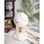 Cordless Rechargeable Table Lamp, Black & White