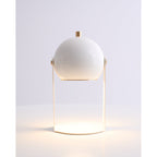 Cordless Rechargeable Table Lamp, Black & White