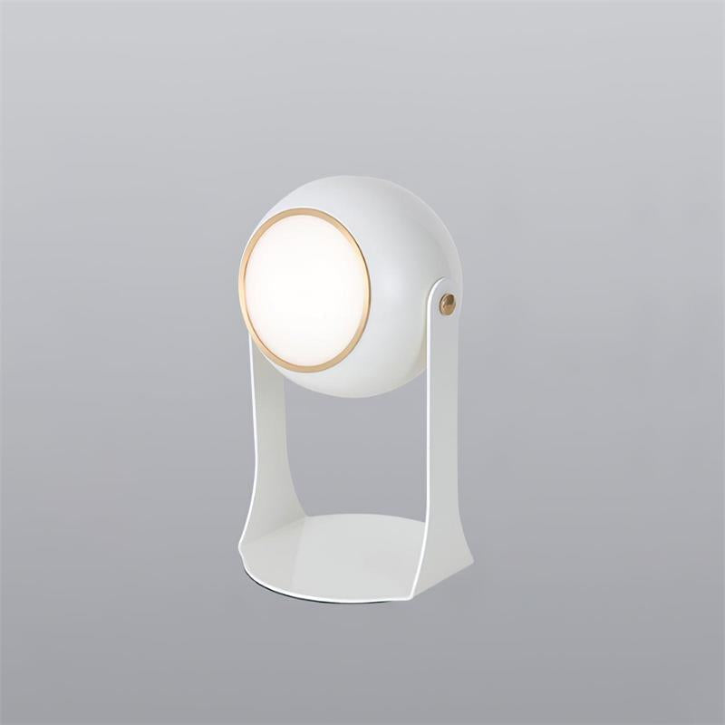 Cordless Rechargeable Table Lamp, Black & White