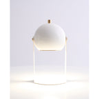 Cordless Rechargeable Table Lamp, Black & White