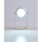 Cordless Rechargeable Table Lamp, Black & White