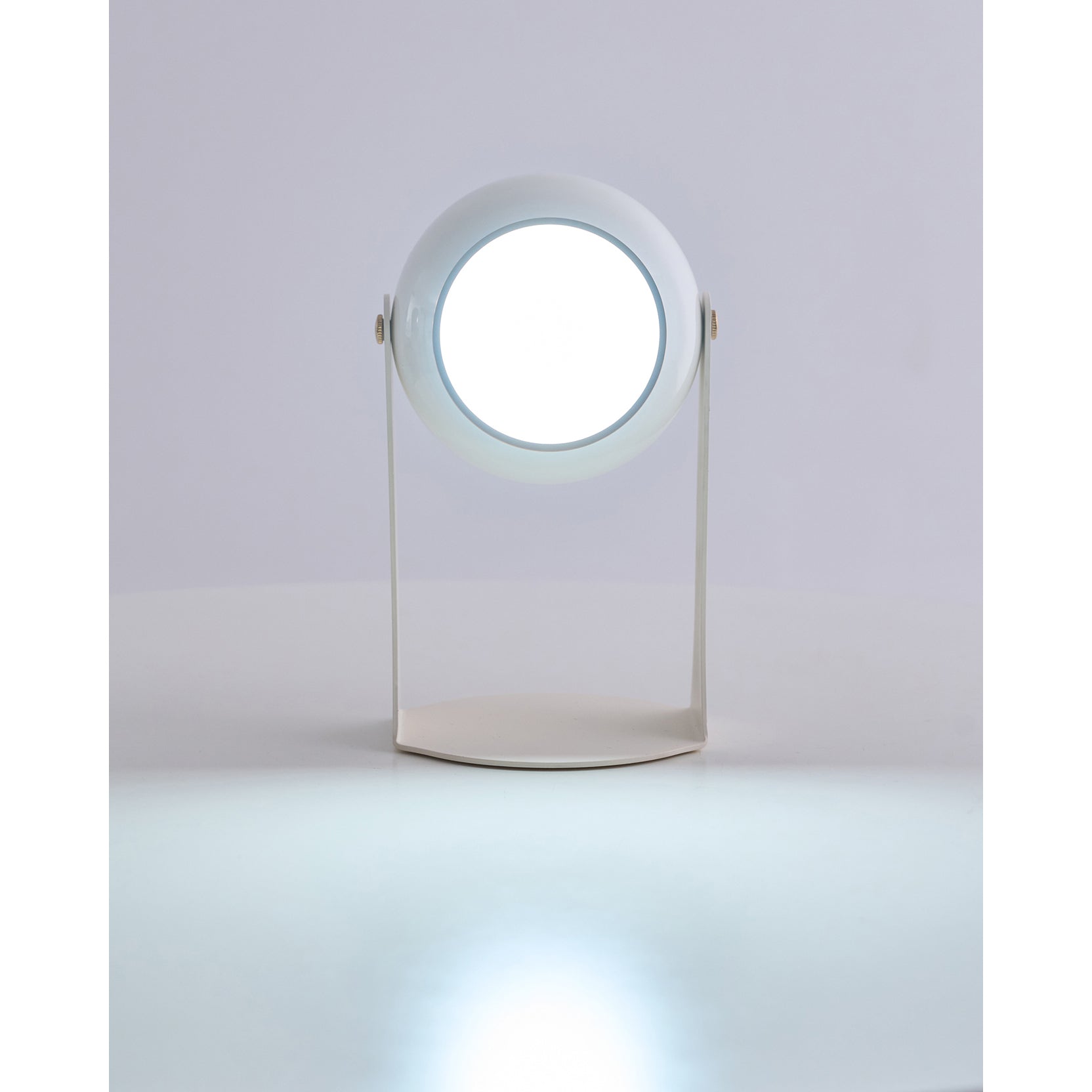 Cordless Rechargeable Table Lamp, Black & White