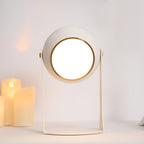 Cordless Rechargeable Table Lamp, Black & White