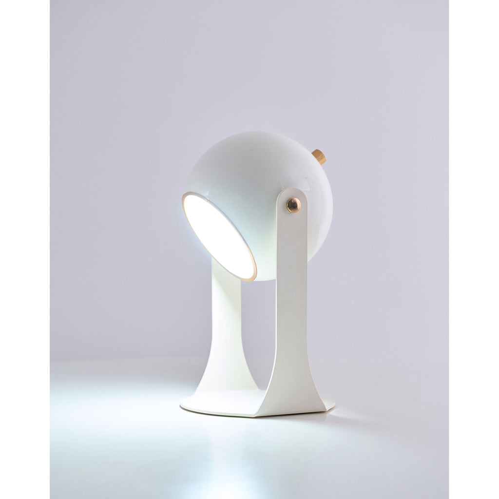 Cordless Rechargeable Table Lamp, Black & White