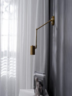 Modern Adjustable Swing Arm LED Wall Sconce 1-Light