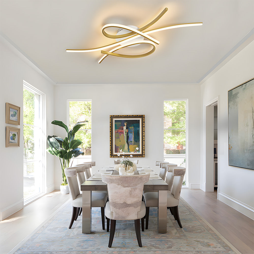 SymphonyLight: Creative Ceiling Light LED Music Notes – Unique & Decorative for Living Room & Bedroom