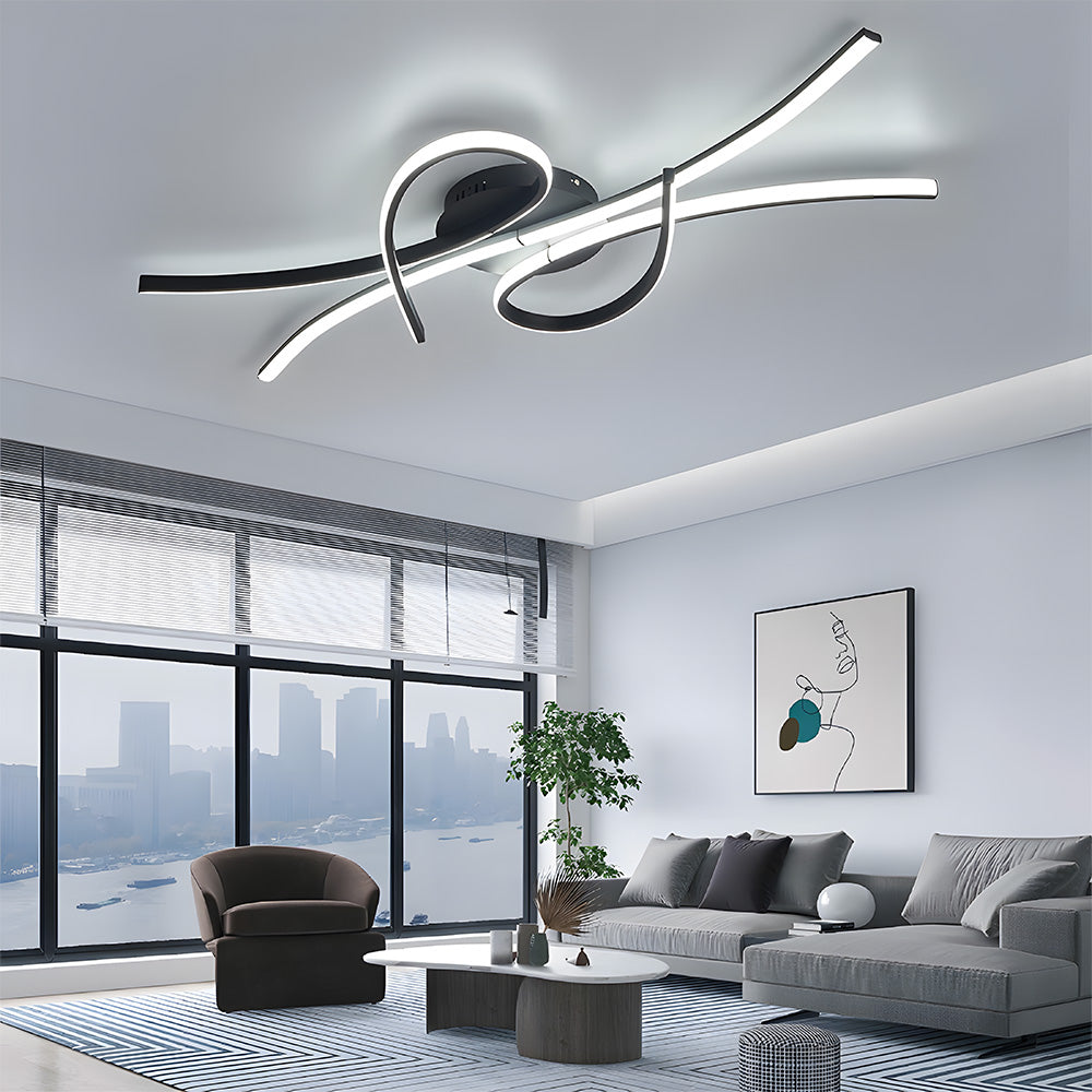 SymphonyLight: Creative Ceiling Light LED Music Notes – Unique & Decorative for Living Room & Bedroom