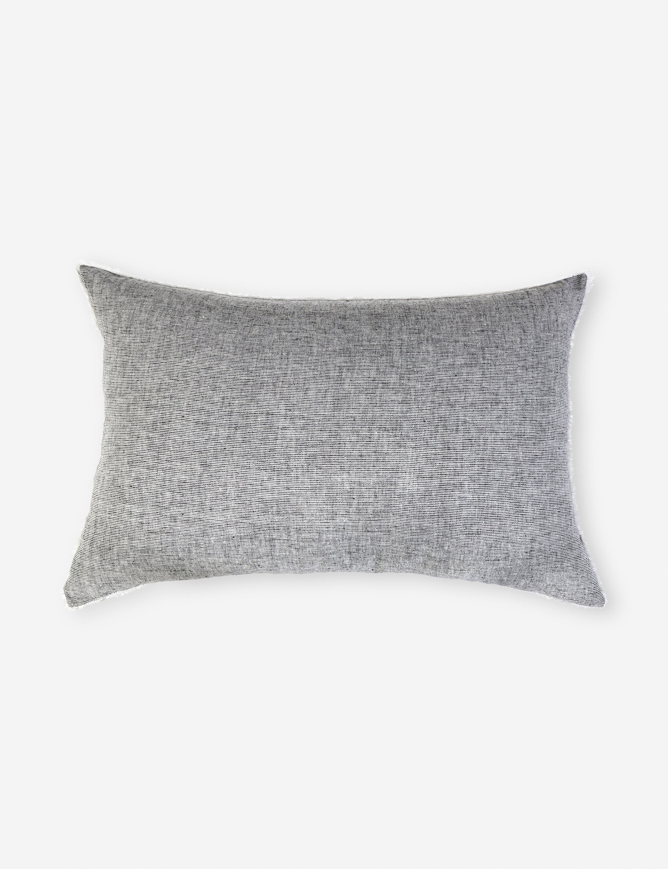 Luna Linen Sham | Heathered Texture, Shell Button Closures