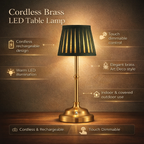 Bela Cordless Table Lamp | Touch Control, Dimmable LED