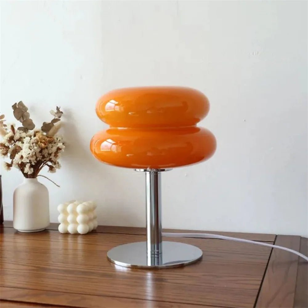 Table Lamp Glass Metal G9 Light Fixture Modern Indoor Lighting