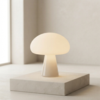 Table Lamp Acrylic LED Warm White Mushroom Design