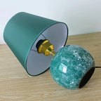 Table Lamp Ceramic White LED Compact Size AC Powered