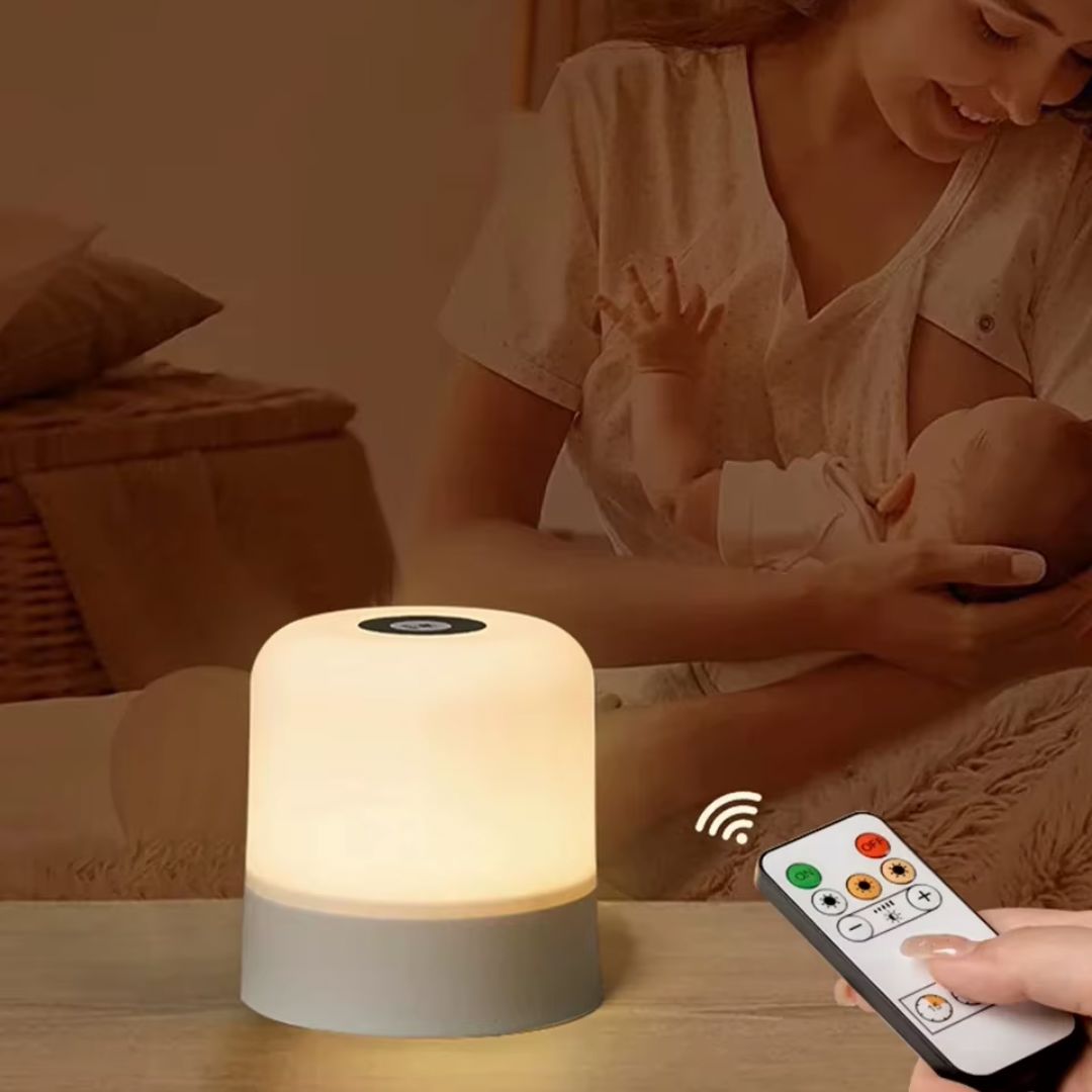 Table Lamp LED RGB Rechargeable Touch Remote Control ABS, Touch & Remote Control