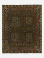 Talon Hand-Knotted Wool Rug | Traditional Motif, Low Pile