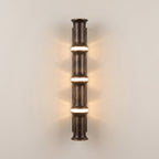 Alabaster Bamboo-Joint LED Wall Sconce