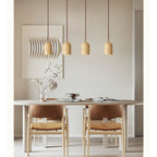 Natural Travertine Pendant Light, Wabi-Sabi Style