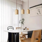 Natural Travertine Pendant Light, Wabi-Sabi Style