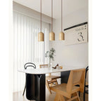 Natural Travertine Pendant Light, Wabi-Sabi Style