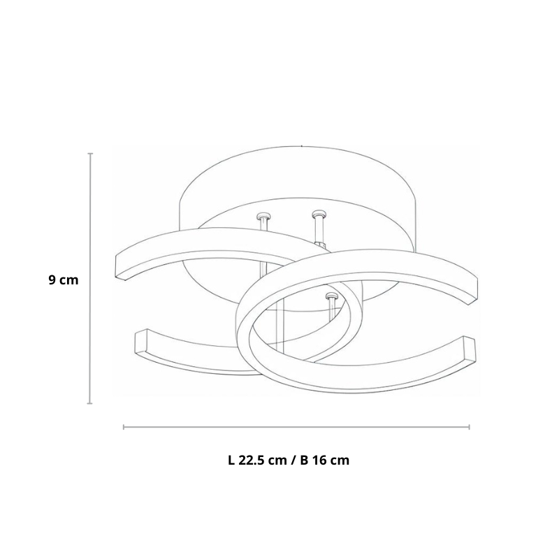 Acantha - Modern LED Ceiling Light