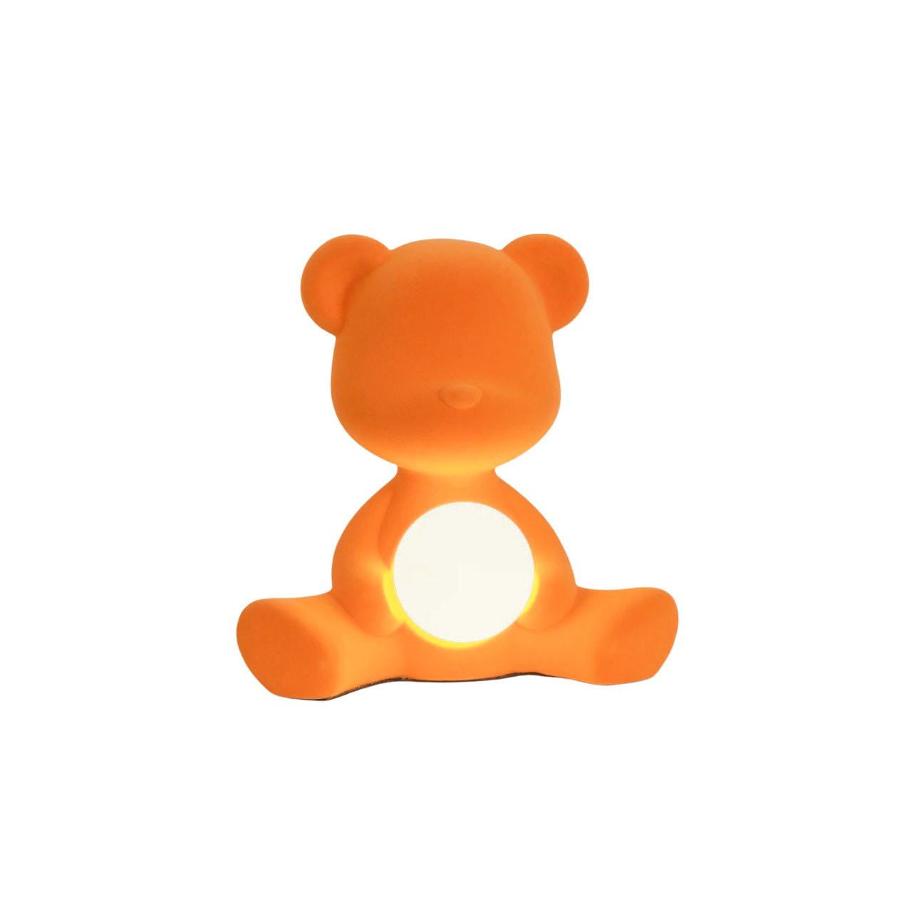 Glowing Teddy Bear Table Lamp, Velvety Accent Light