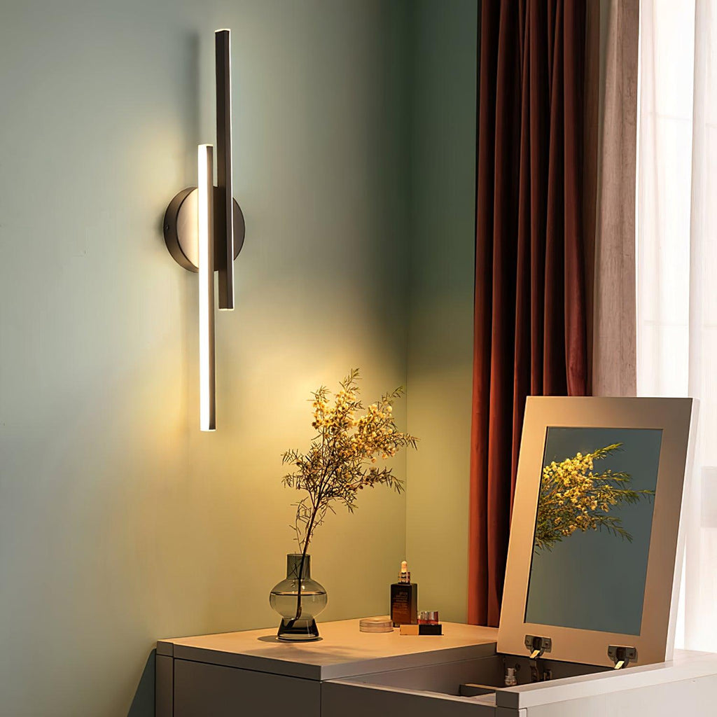 Slim LED Vanity Wall Lamp, Adjustable White Light