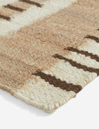 Tempo Jute Rug | Handcrafted Flatweave, Eclectic Pattern