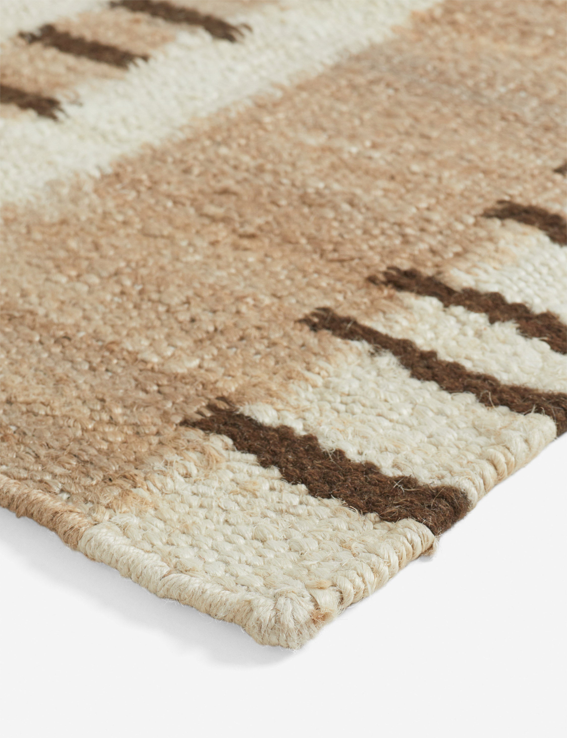Tempo Jute Rug | Handcrafted Flatweave, Eclectic Pattern