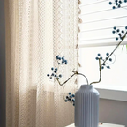 TerraBoho: Curtains Crocheted with Tassels – Modern Boho Style for Bedrooms & Dining Rooms
