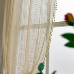 TerraBoho: Curtains Crocheted with Tassels – Modern Boho Style for Bedrooms & Dining Rooms