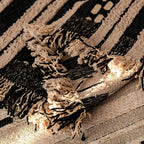 TerraStripes: Sofa Cover in Boho Stripe Design Made of Plush Microfiber with Non-Slip Comfort – for Sofa & Daybed