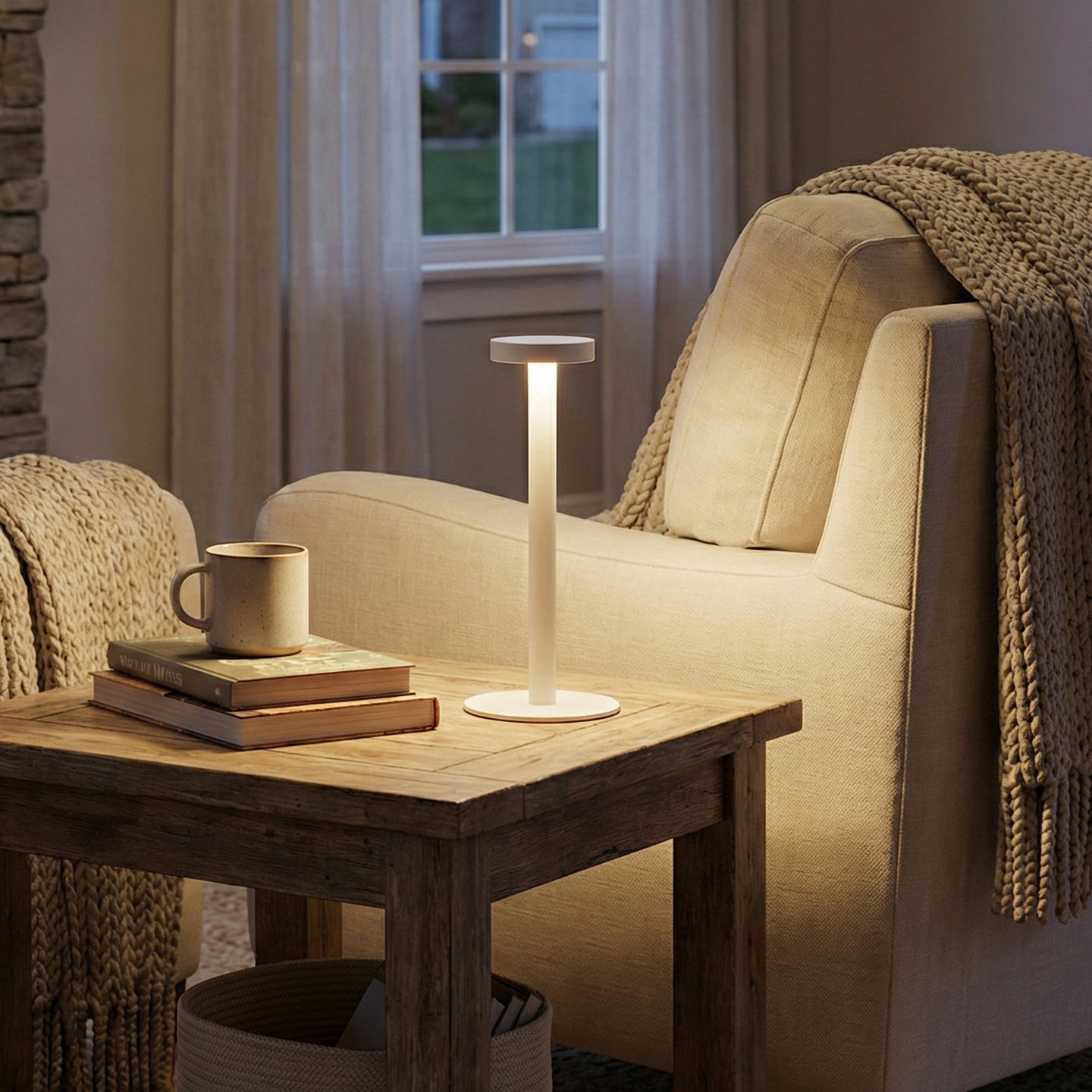 Cordless Rechargeable Minimalist LED Table Lamp