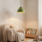Bowl-Shaped Acoustic Felt Pendant Lamp