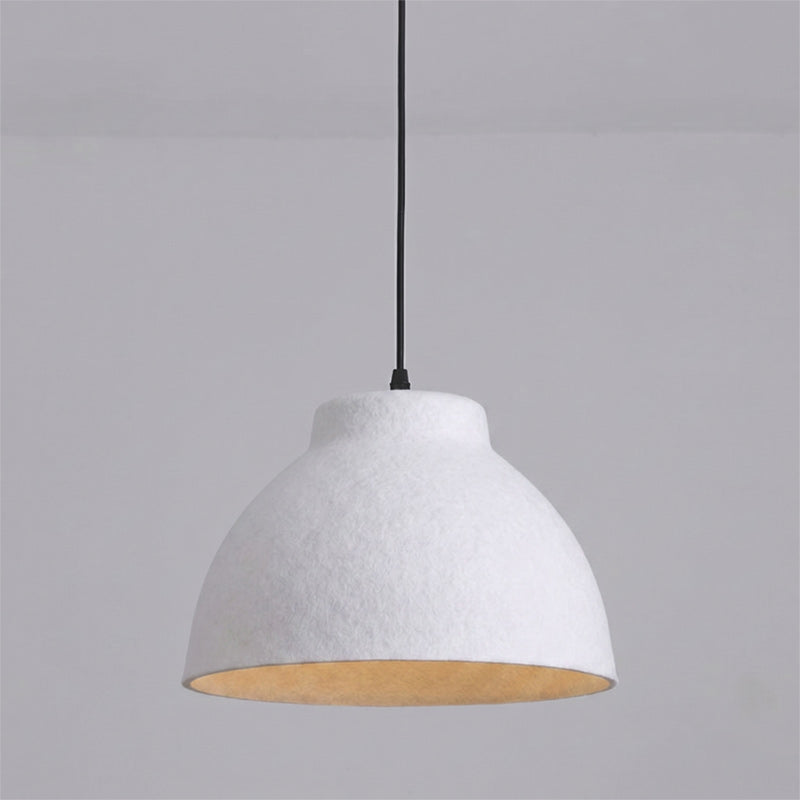 Bowl-Shaped Acoustic Felt Pendant Lamp