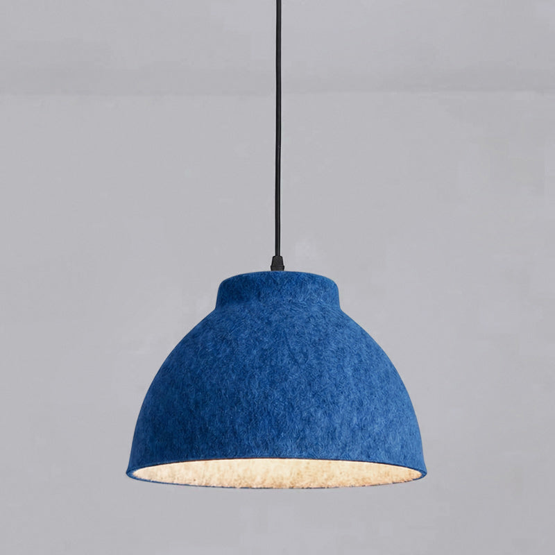 Bowl-Shaped Acoustic Felt Pendant Lamp