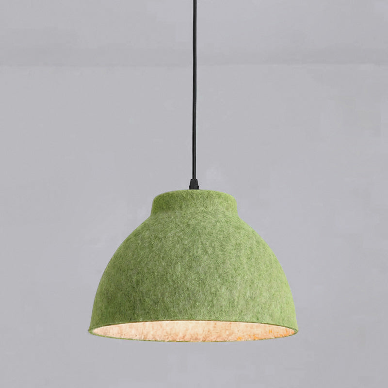 Bowl-Shaped Acoustic Felt Pendant Lamp