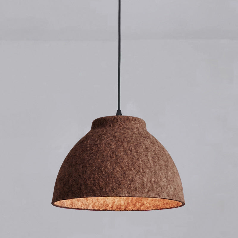 Bowl-Shaped Acoustic Felt Pendant Lamp