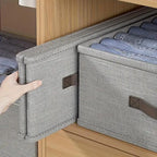 TextilOrdnung: Storage Box Gray – decorative, durable & versatile for clothing, underwear & household items