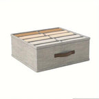 TextilOrdnung: Storage Box Gray – decorative, durable & versatile for clothing, underwear & household items