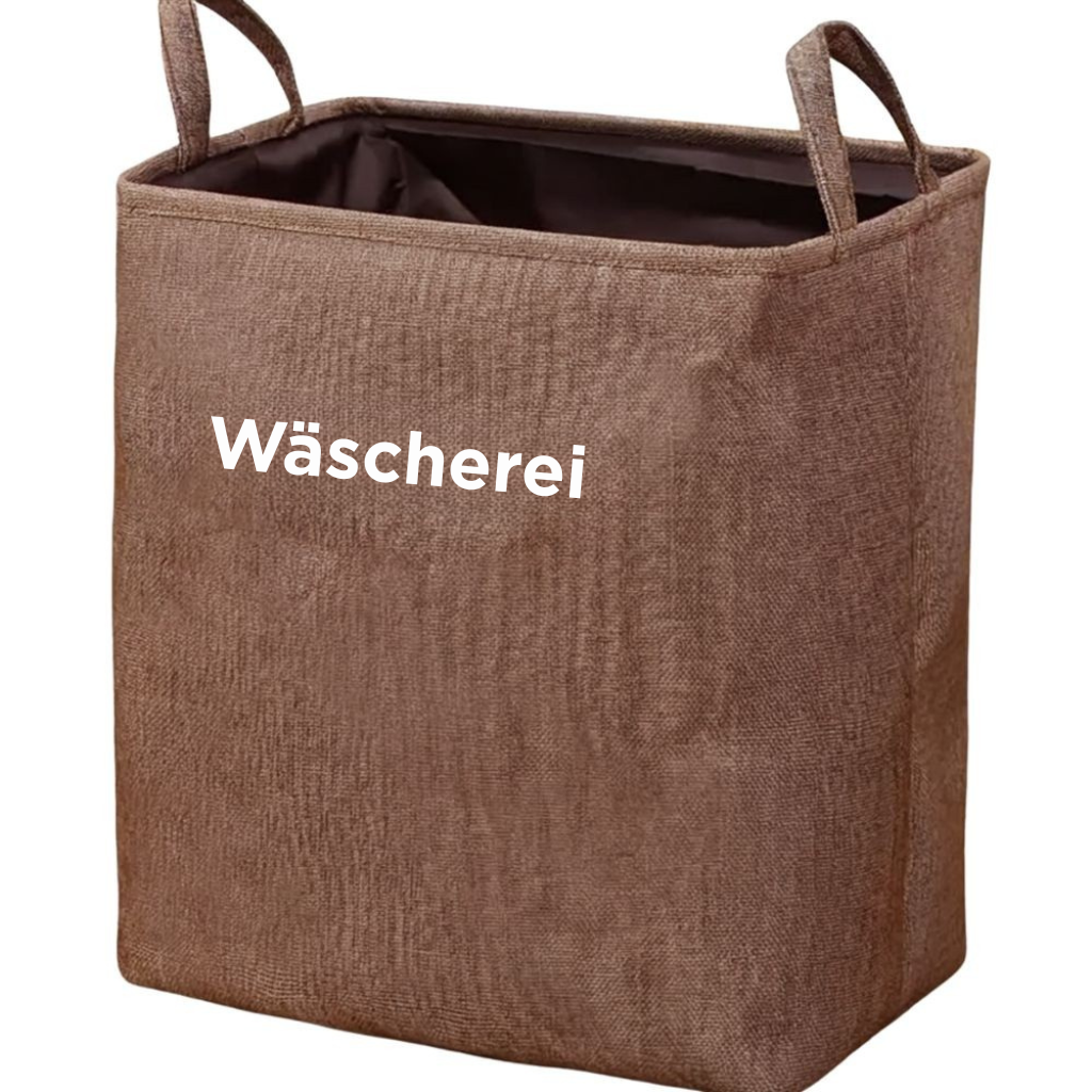 TextileMagic: collapsible fabric laundry basket with handles – lightweight, decorative & practical for bedrooms & bathrooms