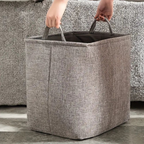 TextileMagic: collapsible fabric laundry basket with handles – lightweight, decorative & practical for bedrooms & bathrooms