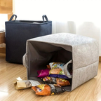 TextileMagic: collapsible fabric laundry basket with handles – lightweight, decorative & practical for bedrooms & bathrooms