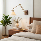 Ingrid Ceramic Swing-Arm Wall Sconce