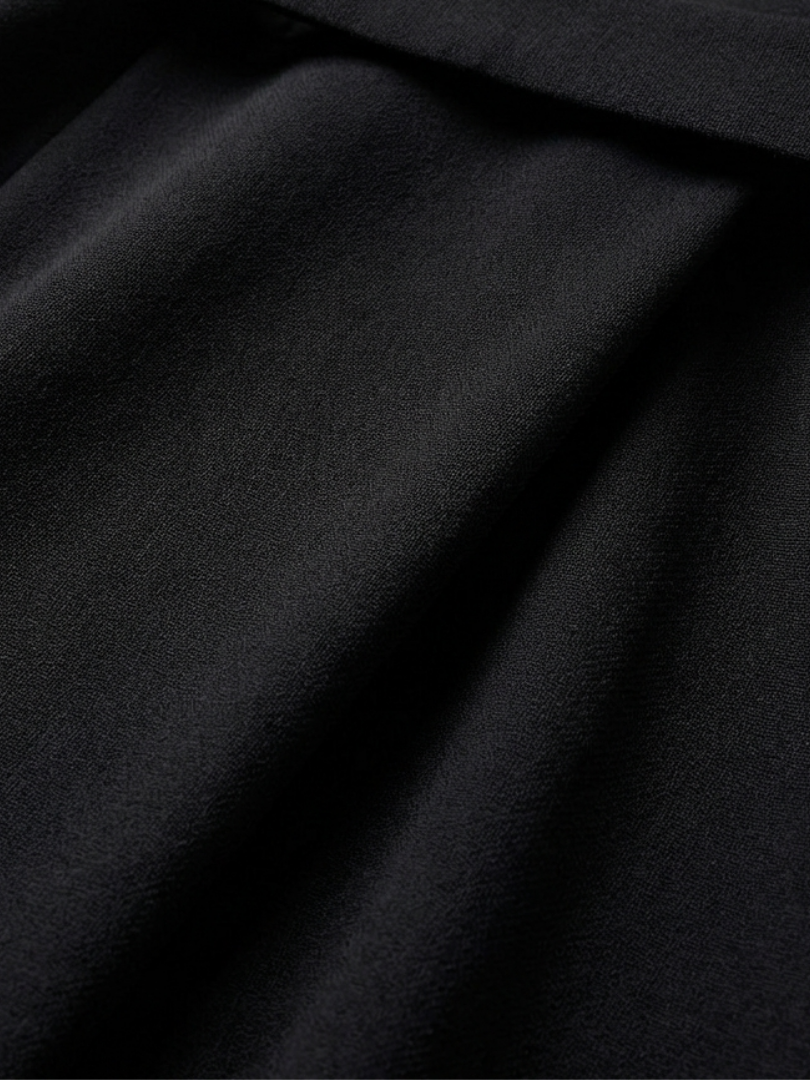 Elegant Cape Sleeve Midi Dress for Women Asymmetric Hem