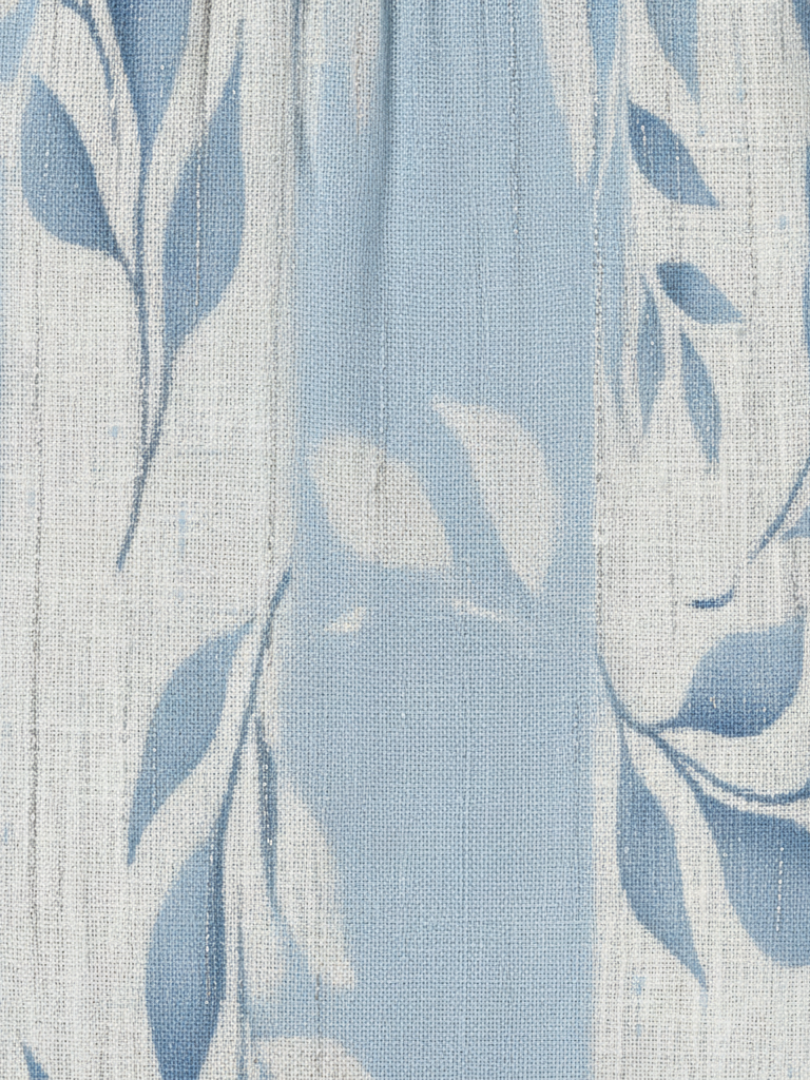 Elegant Leaf Print Midi Dress for Women Light Sleeveless