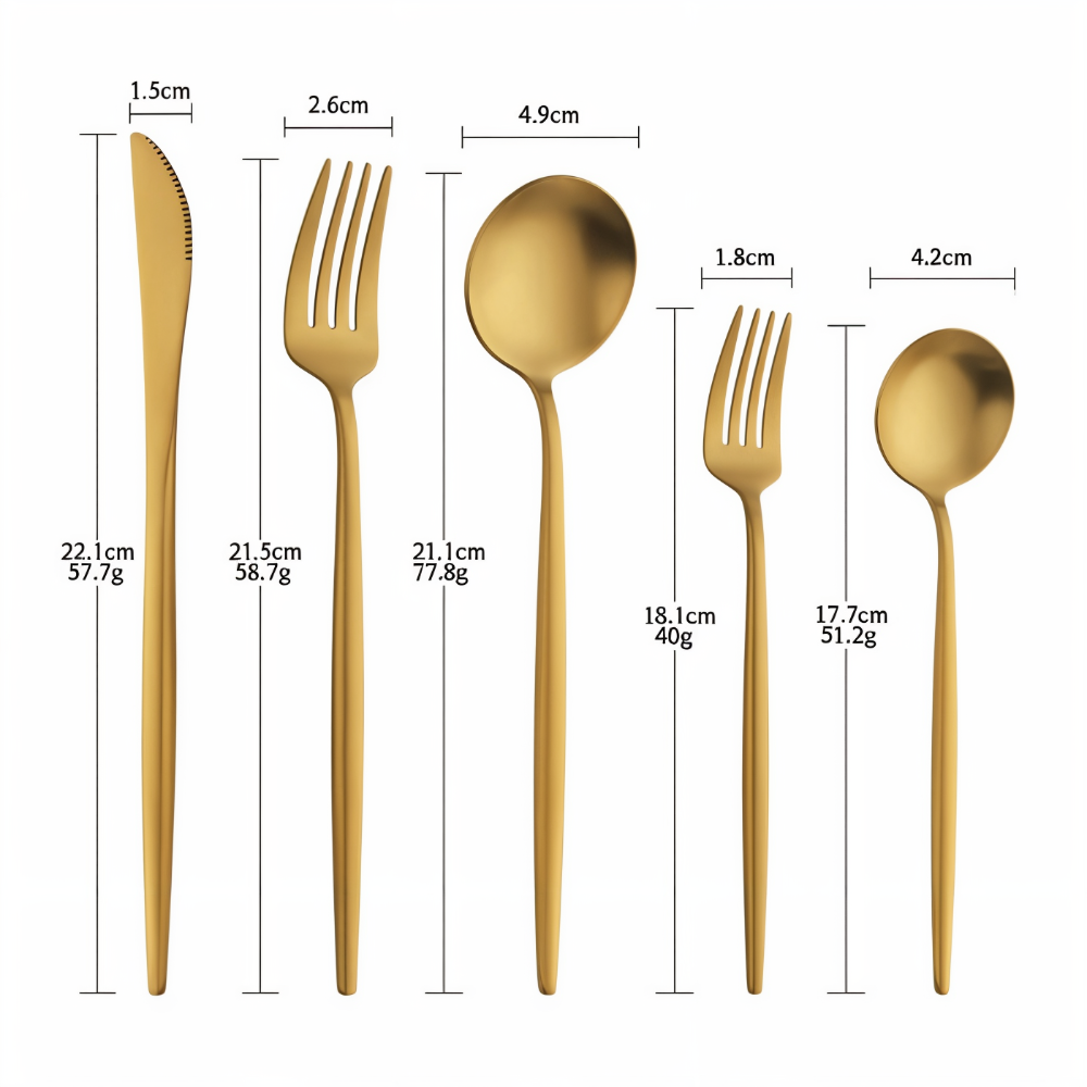 Roviano – Stainless Steel Cutlery Set 4 Piece Box Set