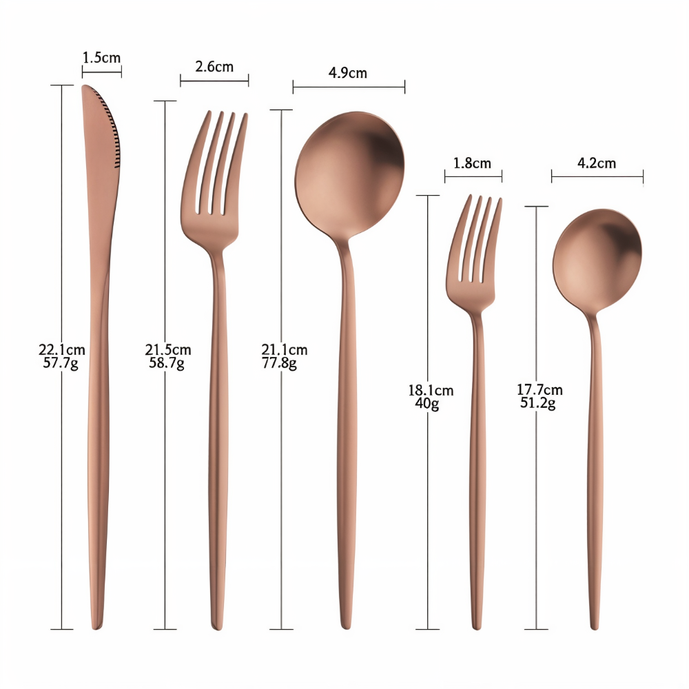 Roviano – Stainless Steel Cutlery Set 4 Piece Box Set